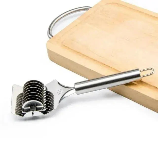 Stainless Steel Handheld Dough & Manual Noodle Pasta Cutter Tool 30969