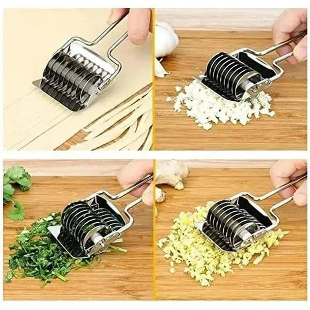 Stainless Steel Handheld Dough & Manual Noodle Pasta Cutter Tool 30969
