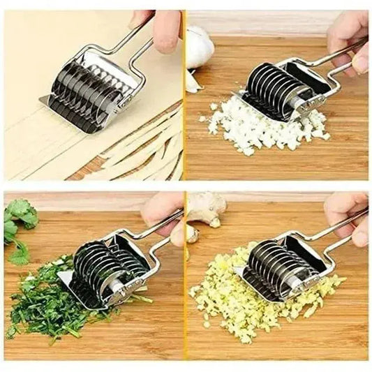 Stainless Steel Handheld Dough & Manual Noodle Pasta Cutter Tool 30969